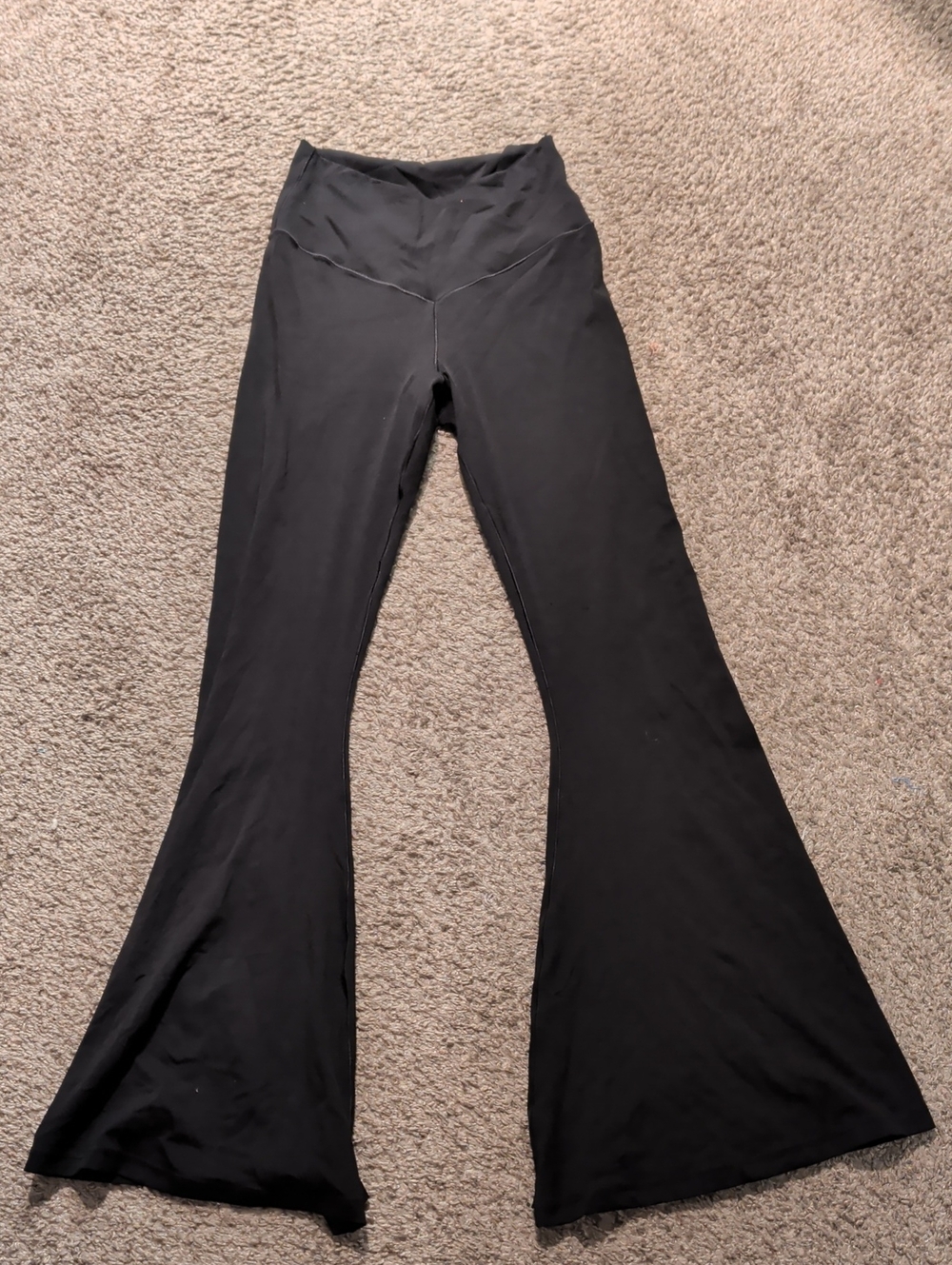 Aerie's Offline High-Waist Black Flared Leggings